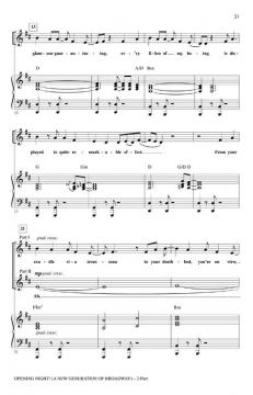 Opening Night! A New Generation Of Broadway (Medley) 