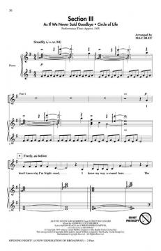 Opening Night! A New Generation Of Broadway (Medley) 