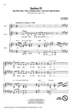 Opening Night! A New Generation Of Broadway (Medley) 