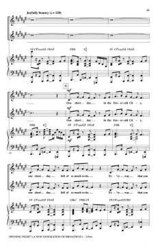 Opening Night! A New Generation Of Broadway (Medley) 