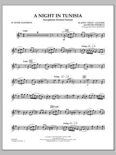 A Night In Tunisia von Dizzy Gillespie (Download) 