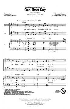 One Short Day (Download) 