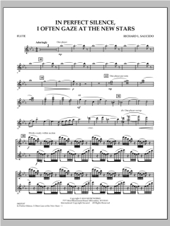 In Perfect Silence, I Often Gaze At The New Stars von Richard L. Saucedo (Download) 