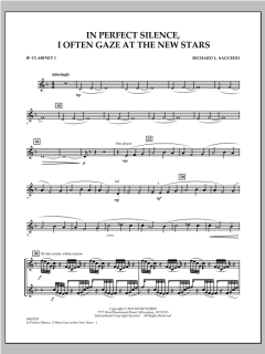 In Perfect Silence, I Often Gaze At The New Stars von Richard L. Saucedo (Download) 