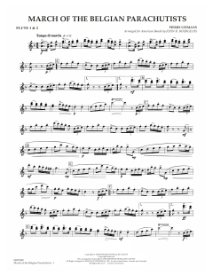 March Of The Belgian Parachutists von Pierre Leemans (Download) 