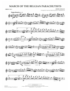 March Of The Belgian Parachutists von Pierre Leemans (Download) 