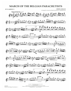 March Of The Belgian Parachutists von Pierre Leemans (Download) 