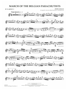 March Of The Belgian Parachutists von Pierre Leemans (Download) 