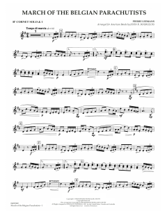 March Of The Belgian Parachutists von Pierre Leemans (Download) 