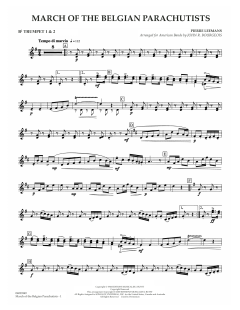 March Of The Belgian Parachutists von Pierre Leemans (Download) 