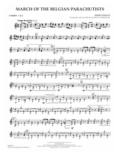 March Of The Belgian Parachutists von Pierre Leemans (Download) 