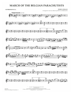 March Of The Belgian Parachutists von Pierre Leemans (Download) 