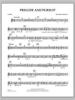 Prelude And Pursuit von Michael Sweeney (Download) 