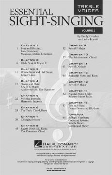 Essential Sight-Singing Vol. 2 Treble Voices (Emily Crocker) 