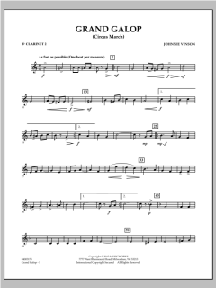 Grand Galop (Circus March) von Johnnie Vinson (Download) 