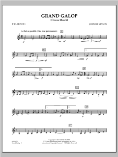 Grand Galop (Circus March) von Johnnie Vinson (Download) 