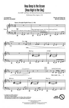 How Deep Is The Ocean (Irving Berlin) 