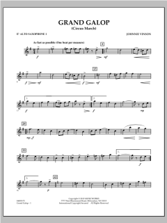 Grand Galop (Circus March) von Johnnie Vinson (Download) 