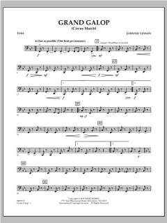 Grand Galop (Circus March) von Johnnie Vinson (Download) 