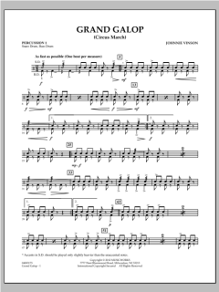 Grand Galop (Circus March) von Johnnie Vinson (Download) 