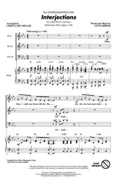 Interjections From Schoolhouse Rock Live! (Lynn Ahrens) 