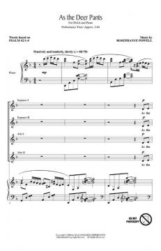 As The Deer Pants (Rosephanye Powell) 