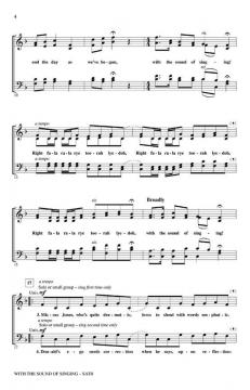 With The Sound Of Singing 