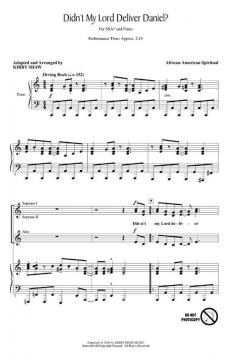 Didn't My Lord Deliver Daniel? 