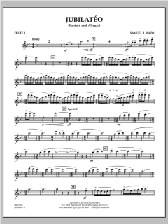 Jubilateo (Fanfare And Allegro) von Samuel R. Hazo (Download) 