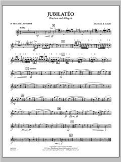 Jubilateo (Fanfare And Allegro) von Samuel R. Hazo (Download) 