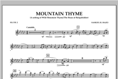 Mountain Thyme von Samuel R. Hazo (Download) 