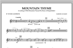 Mountain Thyme von Samuel R. Hazo (Download) 