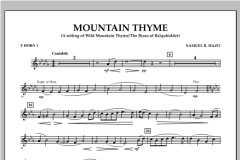 Mountain Thyme von Samuel R. Hazo (Download) 