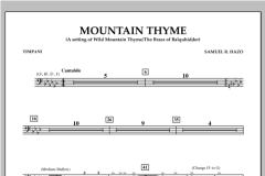 Mountain Thyme von Samuel R. Hazo (Download) 