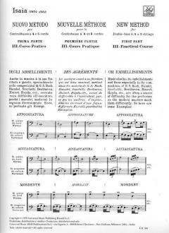 Nuovo Metodo For Double Bass Nr.3 Italian/french/english von Isaia Billé 