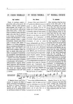 Nuovo Metodo For Double Bass Nr.4 Part 2 Italian/french/english von Isaia Billé 