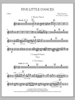 Five Little Dances von Paul Creston (Download) 