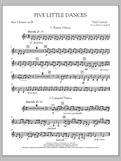 Five Little Dances von Paul Creston (Download) 