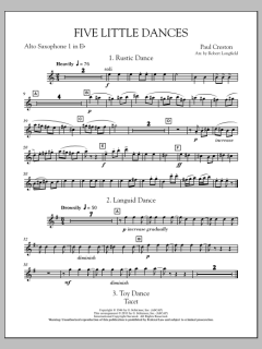 Five Little Dances von Paul Creston (Download) 