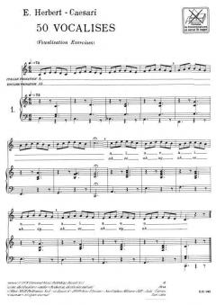 50 Vocalizzi von Victor Herbert 