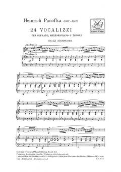 24 Vocalizzi op. 81 von Heinrich Panofka 