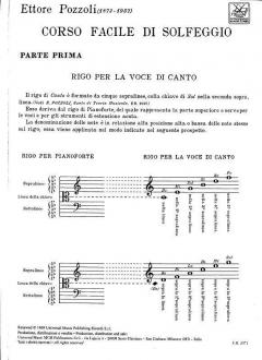Corso Facile di Solfeggio Parte 1 (Ettore Pozzoli) 
