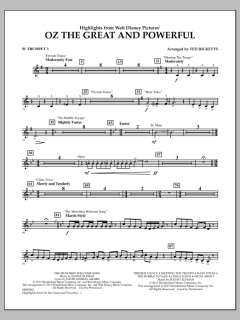 Highlights From Oz The Great And Powerful von Danny Elfman (Download) 