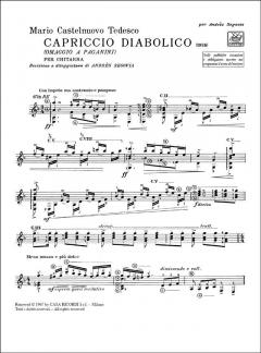 Capriccio Diabolico (Homage To Paganini) von Mario Castelnuovo-Tedesco 