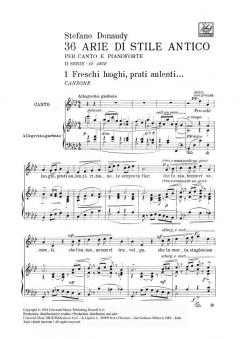 36 Arie Di Stile Antico Serie 2 von Stefano Donaudy 
