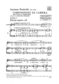 Composizioni Da Camera Vol. 1 von Gaetano Donizetti 
