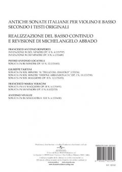 Sonata e Minor Op. 2 No. 8 For Violin And Basso Continuo von Francesco Maria Veracini im Alle Noten Shop kaufen
