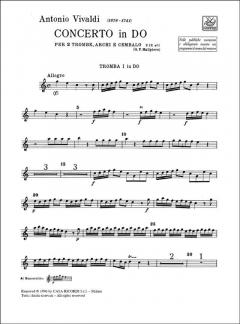 Concerto in C Major RV537 FIX#1 T97 von Antonio Vivaldi für 2 Trompeten in C und Klavier im Alle Noten Shop kaufen
