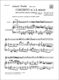 Concerto A Minor Ottavino (Piccolo) with Piano Reduction FVI#9 RV445 von Antonio Vivaldi 