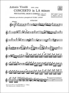 Concerto A Minor Ottavino (Piccolo) with Piano Reduction FVI#9 RV445 von Antonio Vivaldi 
